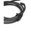Дата-кабель VLP Nylon Cable USB C - USB C, 100W, 2м, черный