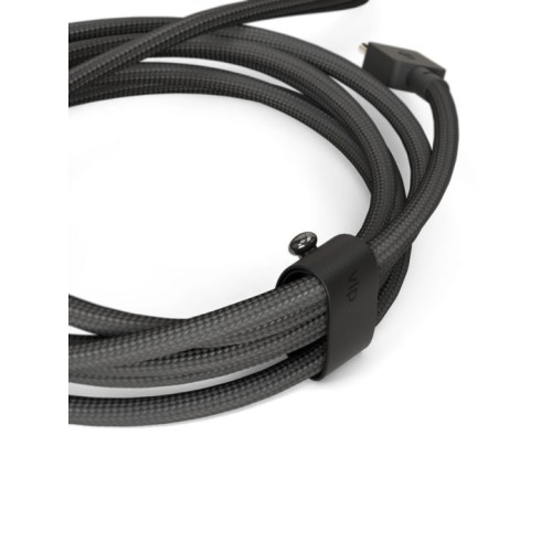 Дата-кабель VLP Nylon Cable USB C - USB C, 100W, 2м, черный