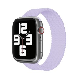 Ремешок нейлоновый плетёный VLP для Apple Watch 38/40/41, L/XL, 2шт, фиолетовый