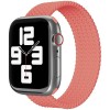 Ремешок нейлоновый плетёный VLP для Apple Watch 42/44/45, S/M, 2шт, коралловый