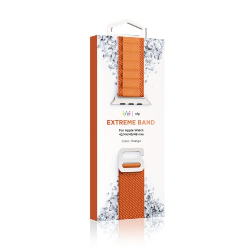 Ремешок нейлоновый VLP Extreme Band  для Apple Watch 42/44/45/49mm, оранжевый