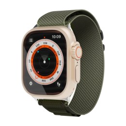 Ремешок нейлоновый VLP Extreme Band  для Apple Watch 42/44/45/49mm, темно-зеленый