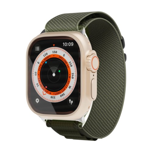 Ремешок нейлоновый VLP Extreme Band  для Apple Watch 42/44/45/49mm, темно-зеленый