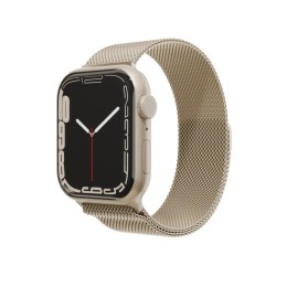 Ремешок из нержавеющей стали сетчатый VLP для Apple Watch 38/40/41, золотой