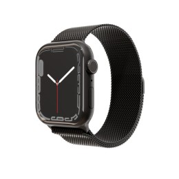 Ремешок из нержавеющей стали сетчатый VLP для Apple Watch 38/40/41, чёрный