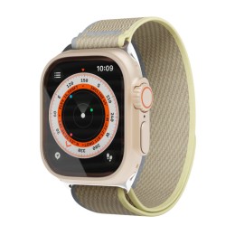 Ремешок нейлоновый VLP Trail Band  для Apple Watch 42/44/45/49mm, бежевый-желтый
