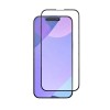 Стекло защитное 2.5D VLP M-Glass для iPhone 15 Pro с черной рамкой, матовое