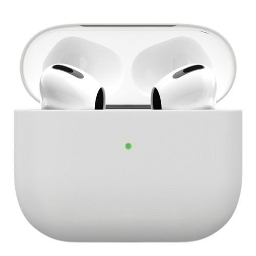 Чехол силиконовый VLP Soft Touch, тонкий силикон, для AirPods (3rd generation), белый