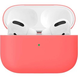 Чехол силиконовый VLP Soft Touch, тонкий силикон, для AirPods (3rd generation), коралловый