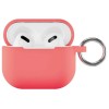 Чехол силиконовый VLP Soft Touch, с кольцом, для AirPods (3rd generation), коралловый