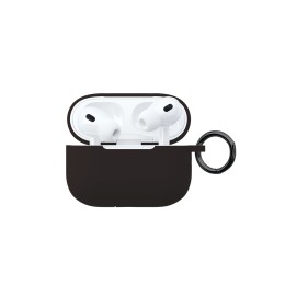 Чехол силиконовый VLP Soft Touch, с кольцом, для AirPods Pro 2 (2022), черный