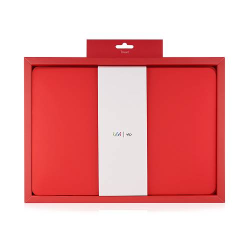 Чехол защитный VLP Plastic Case для MacBook Air 13" 2018-2020, красный