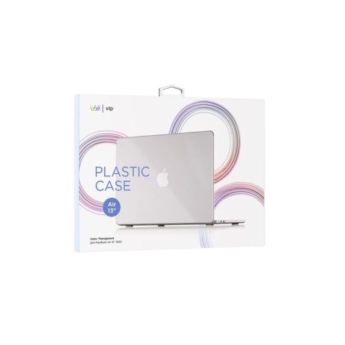 Чехол защитный VLP Plastic Case для MacBook M2 Air13 2022, прозрачный