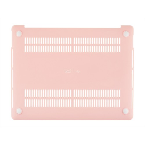 Чехол защитный VLP Plastic Case для MacBook Pro 16" 2019-2020, светло-розовый