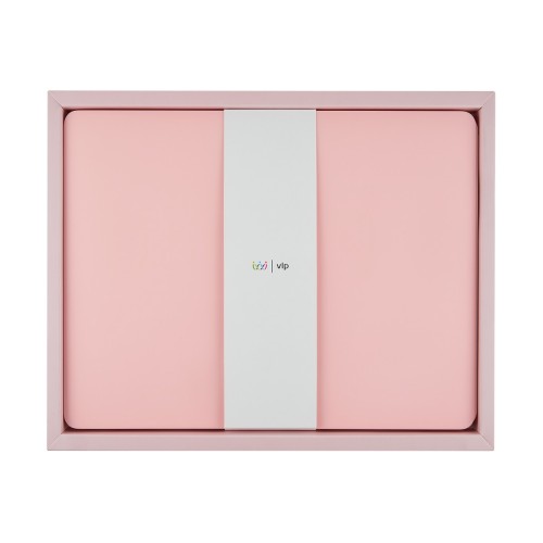 Чехол защитный VLP Plastic Case для MacBook Pro 16" 2019-2020, светло-розовый