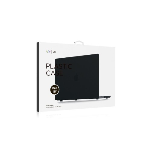 Чехол защитный VLP Plastic Case для MacBook Pro 16" 2021, черный