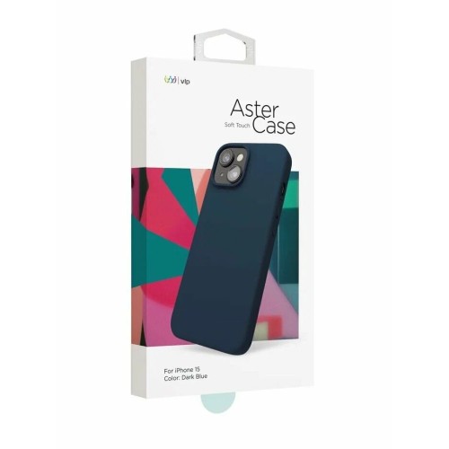 Чехол защитный VLP Aster Case для iPhone 14/15, темно-синий