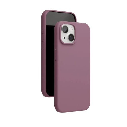 Чехол защитный VLP Aster Case с MagSafe для iPhone 14/15, пудровый