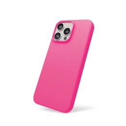 Чехол защитный VLP Aster Case с MagSafe для iPhone 15 Pro, неоновый розовый