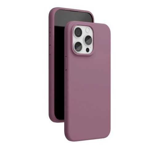 Чехол защитный VLP Aster Case с MagSafe для iPhone 15 Pro, пудровый