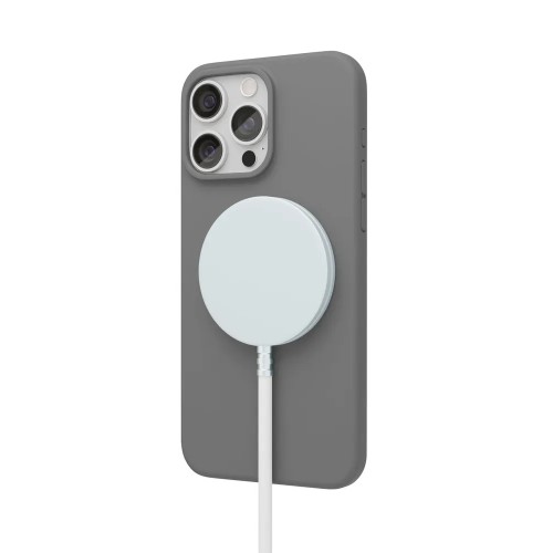 Чехол защитный VLP Aster Case с MagSafe для iPhone 15 Pro, серый