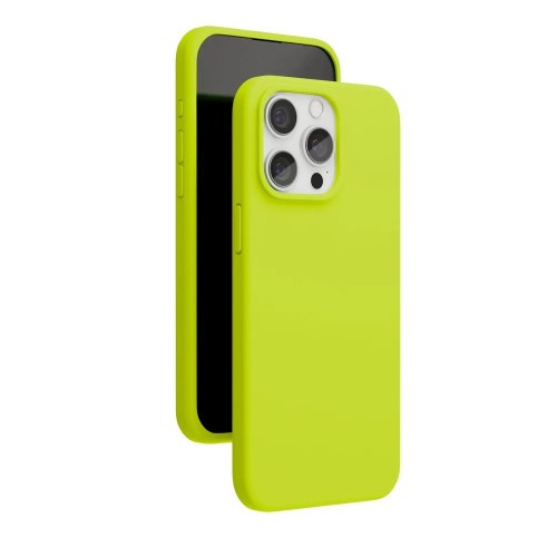 Чехол защитный VLP Aster Case с MagSafe для iPhone 15 ProMax, неоновый зеленый