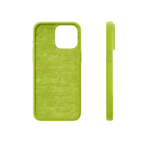 Чехол защитный VLP Aster Case с MagSafe для iPhone 15 ProMax, неоновый зеленый