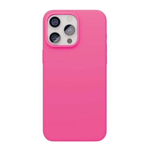 Чехол защитный VLP Aster Case с MagSafe для iPhone 15 ProMax, неоновый розовый