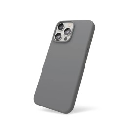 Чехол защитный VLP Aster Case с MagSafe для iPhone 15 ProMax, серый