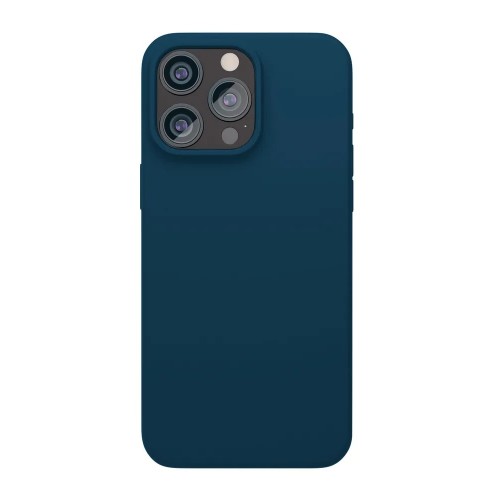 Чехол защитный VLP Aster Case с MagSafe для iPhone 15 ProMax, темно-синий