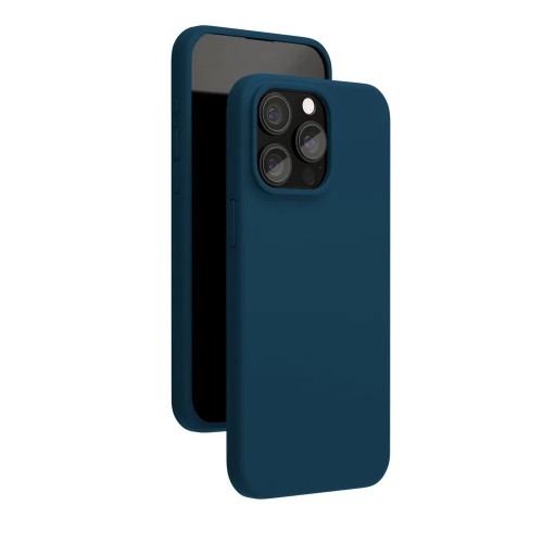 Чехол защитный VLP Aster Case с MagSafe для iPhone 15 ProMax, темно-синий