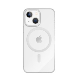 Чехол защитный VLP Crystal case с MagSafe для iPhone 14 Plus, прозрачный