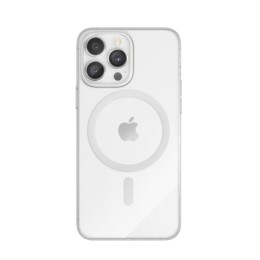 Чехол защитный VLP Crystal case с MagSafe для iPhone 14 ProMax, прозрачный