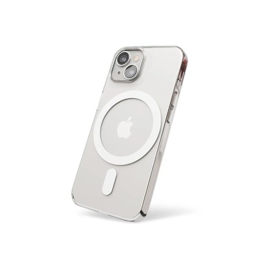 Чехол защитный VLP Crystal case с MagSafe для iPhone 14Plus/15Plus, прозрачный