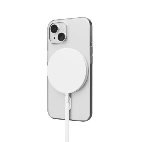 Чехол защитный VLP Crystal case с MagSafe для iPhone 14Plus/15Plus, прозрачный