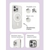 Чехол защитный VLP Diamond Case с MagSafe для iPhone 14/15, прозрачный