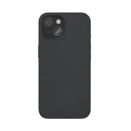 Чехол защитный VLP Ecopelle Case с MagSafe для iPhone 15, черный