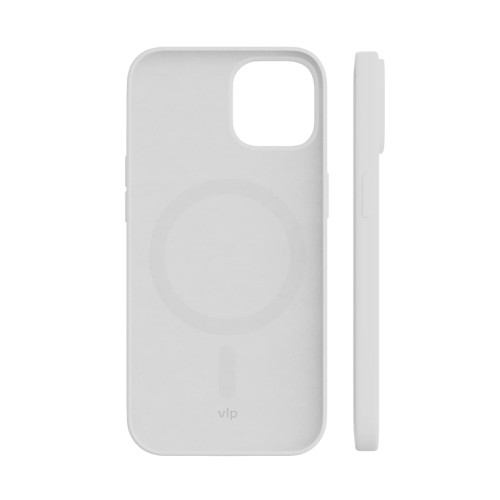 Чехол защитный VLP Silicone case с MagSafe для iPhone 14 ProMax, белый