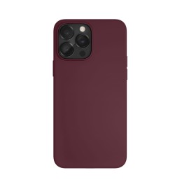 Чехол защитный VLP Silicone case с MagSafe для iPhone 14 ProMax, марсала