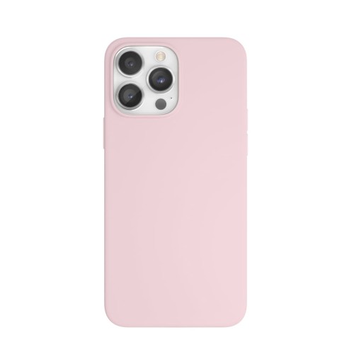 Чехол защитный VLP Silicone case с MagSafe для iPhone 14 ProMax, светло-розовый