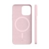 Чехол защитный VLP Silicone case с MagSafe для iPhone 14 ProMax, светло-розовый