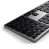 Клавиатура Satechi Slim W3 USB-C Wired Keyboard-RU Раскладка - Русская, серый космос