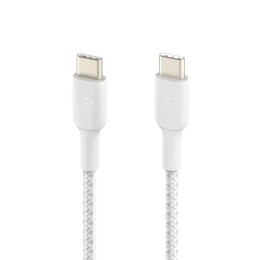 Кабель Belkin BoostCharge USB-C/USB-C Braided Cable Длина: 1м, белый