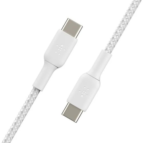 Кабель Belkin BoostCharge USB-C/USB-C Braided Cable Длина: 1м, белый