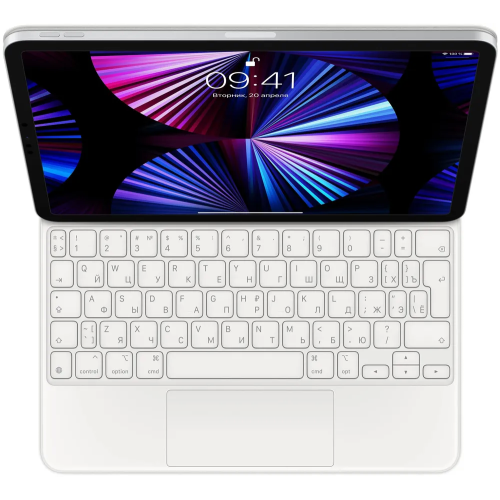 Клавиатура Apple Magic KeyBoard для iPad Air 10.9" (2022), iPad Air 11" (2024) и iPad Pro 11" (2022), белый
