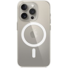 Чехол Apple MagSafe для iPhone 15 Pro, поликарбонат, прозрачный