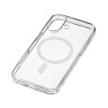 Чехол защитный uBear Real Mag Case для iPhone 16, MagSafe совместимый, усиленный, прозрачный