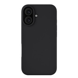 Чехол защитный uBear Touch Mag Case для iPhone 16, MagSafe совместимый, силикон, софт-тач, черный