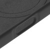 Чехол защитный uBear Touch Mag Case для iPhone 16, MagSafe совместимый, силикон, софт-тач, черный