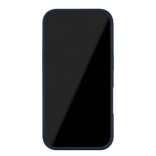 Чехол защитный uBear Touch Mag Case для iPhone 16, MagSafe совместимый, силикон, софт-тач, темно-синий